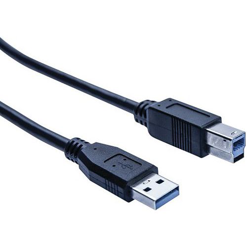 USB 3.0-kabel  type A en micro B zwart eco - 3,0 m