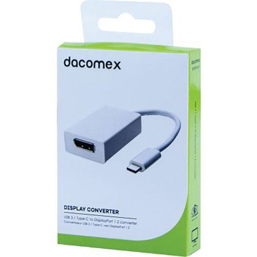 Omvormer USB 3.1 Type-C naar DisplayPort 1.2 DACOMEX