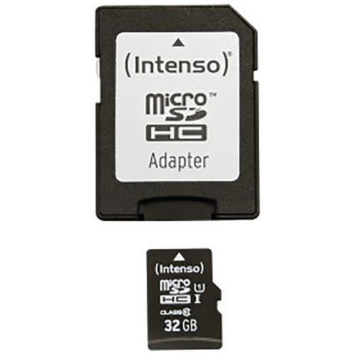 Kaart MicroSDHC UHS-I 32 GB klasse 10 - INTENSO
