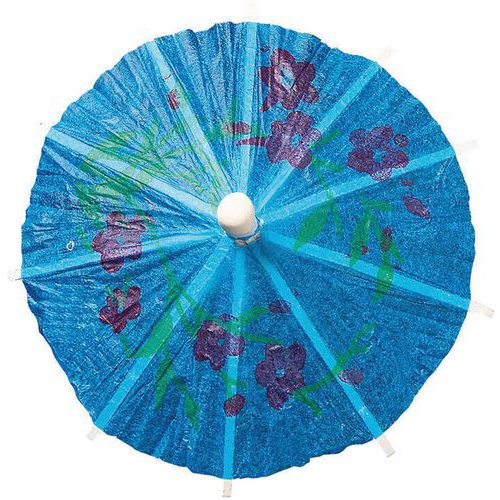Prikker van hout met parasol van papier - Doos van 144 - Matfer