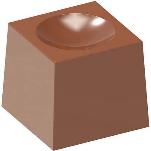 Chocoladeplaat met 24 vierkant uithollingen - Matfer