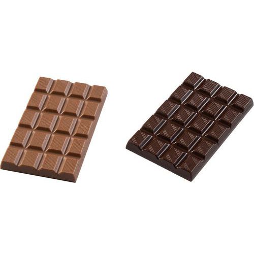 Chocoladeplaat voor 4 minirepen met 20 vierkant - Matfer