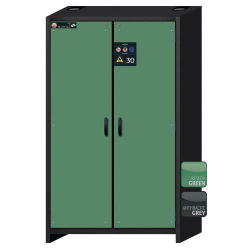 Veiligheidskast Q-CLASSIC-30 Q30.195.116 grijs/groen_Asecos