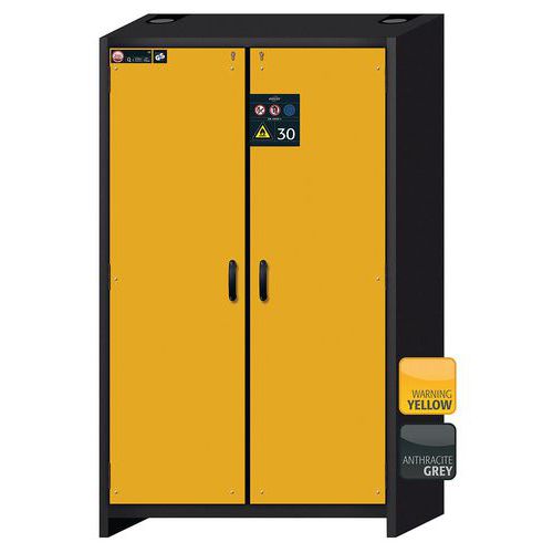 Veiligheidskast Q-CLASSIC-30 Q30.195.116 grijs/geel_Asecos