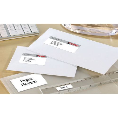 Multifunctioneel etiket - Opdruk met laser-/inkjetprinter