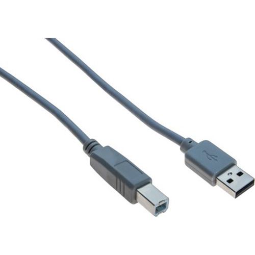 USB 2.0-kabel A en B grijs - 2 m