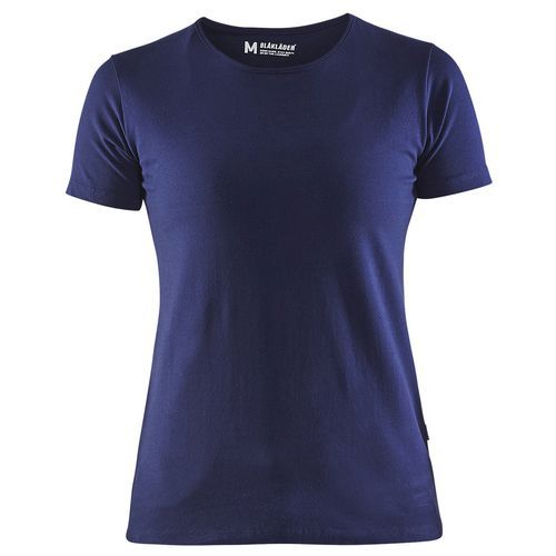 T-Shirt Dames 3304 - ronde hals - marineblauw