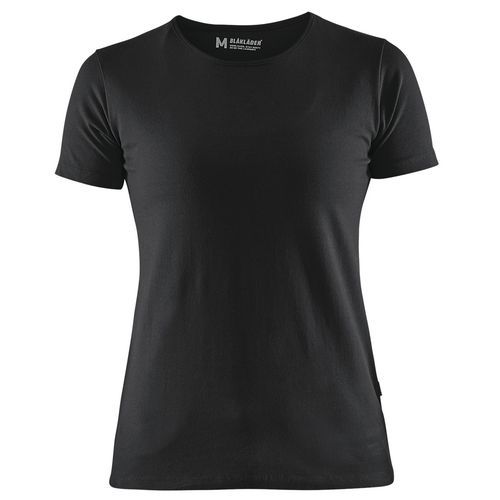 T-Shirt Dames 3304 - ronde hals - zwart