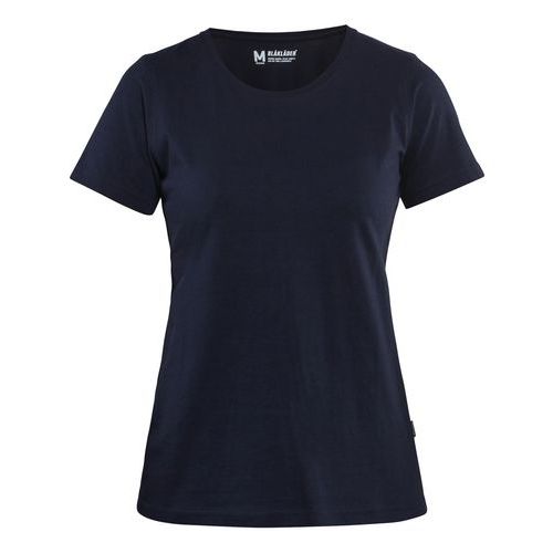 T-shirt Dames 3334 - ronde hals - marineblauw