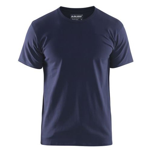 T-shirt slim fit 3533 - marineblauw