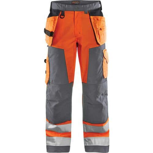 Werkbroek hoge zichtbaarheid - fluorescerend oranje - Blåkläder
