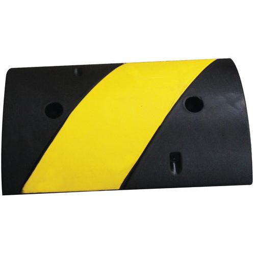 Verkeersdrempel - Zwart en geel