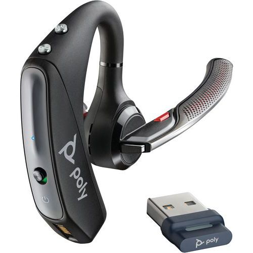 Headset bluetooth met USB-stick Voyager 5200 UC - Poly