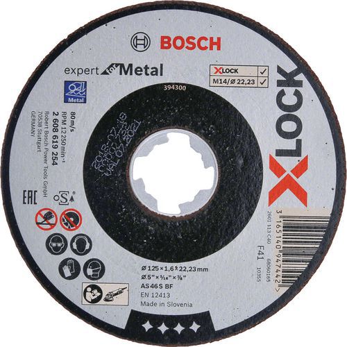 Schuurschijven X-LOCK Expert for Metal - Bosch