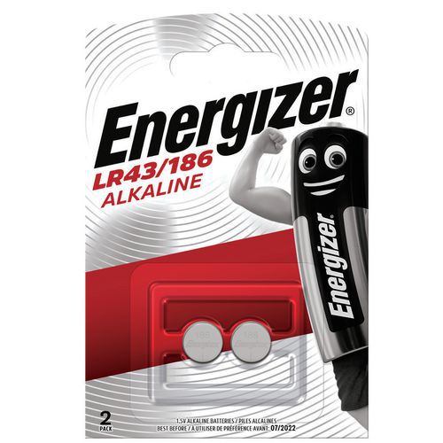 Alkalineknoopcelbatterij LR43 - Energizer