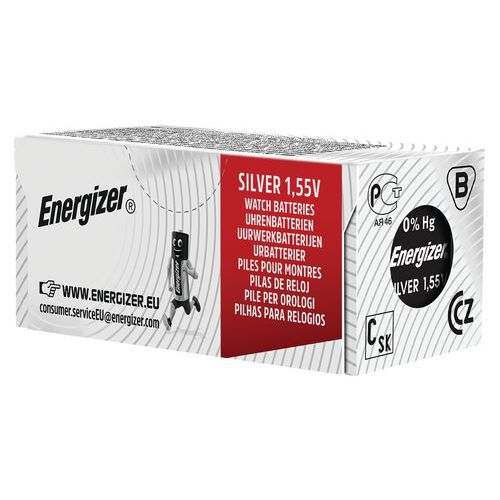Zilveroxide knoopbatterij 395-399 - set van 10 mini in blisterverpakking - Energizer