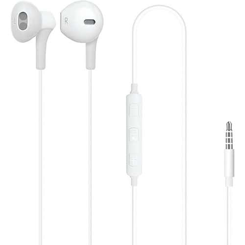 Oortjes voor iPhone 5 en 6, iPad en Android – wit - Moxie