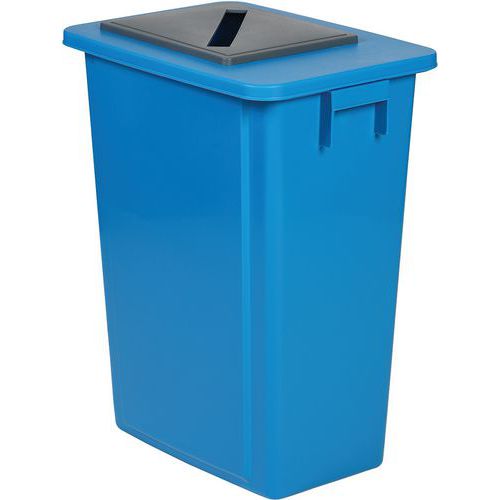 Afvalbak voor afvalscheiding - Papier, verpakkingen en glas - 60 l