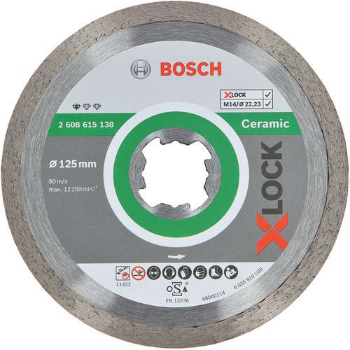 Diamantdoorslijpschijf X-lock Standard for Ceramic - Bosch