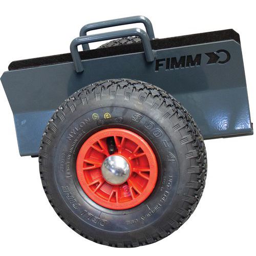 Platenroller met luchtbanden - 250kg - FIMM