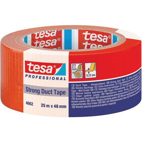 Zelfklevende tape - duct tape - 4662 - tesa