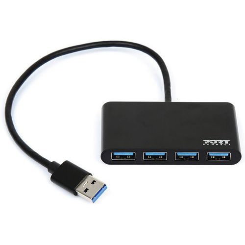 Hub USB 3.0 - 4 USB 3.0-poorten - Port Connect