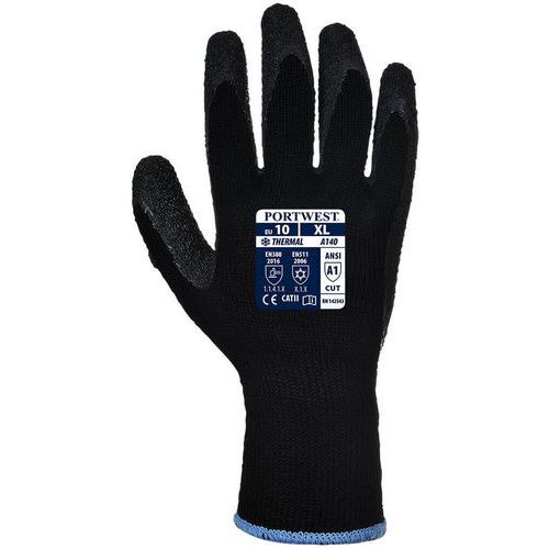 Handschoen Thermisch met Grip Zwart A140 Portwest