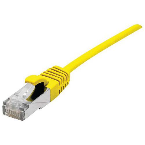 Ethernet-kabel RJ45 categorie 6A geel - Dexlan
