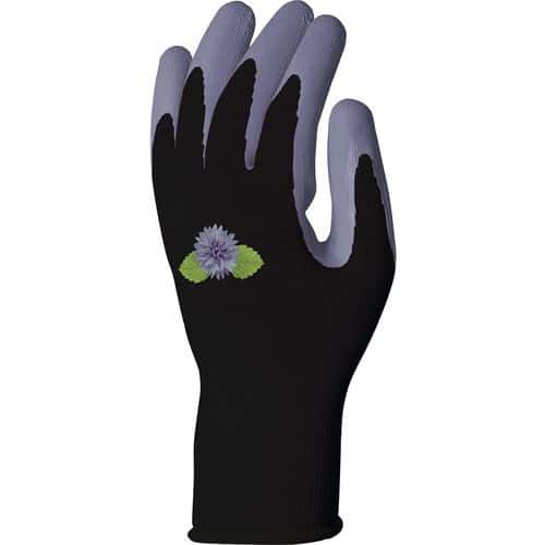 Handschoen gebreid polyester - handpalm met schuim van latex-coating