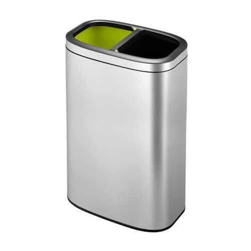 Afvalbak recycler bin open top OLI-Cube 2x20L - EKO