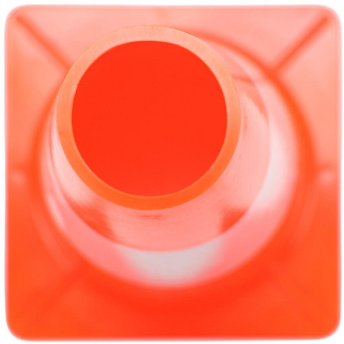 Verkeerskegels Oranje 750mm Kl.3-Wit