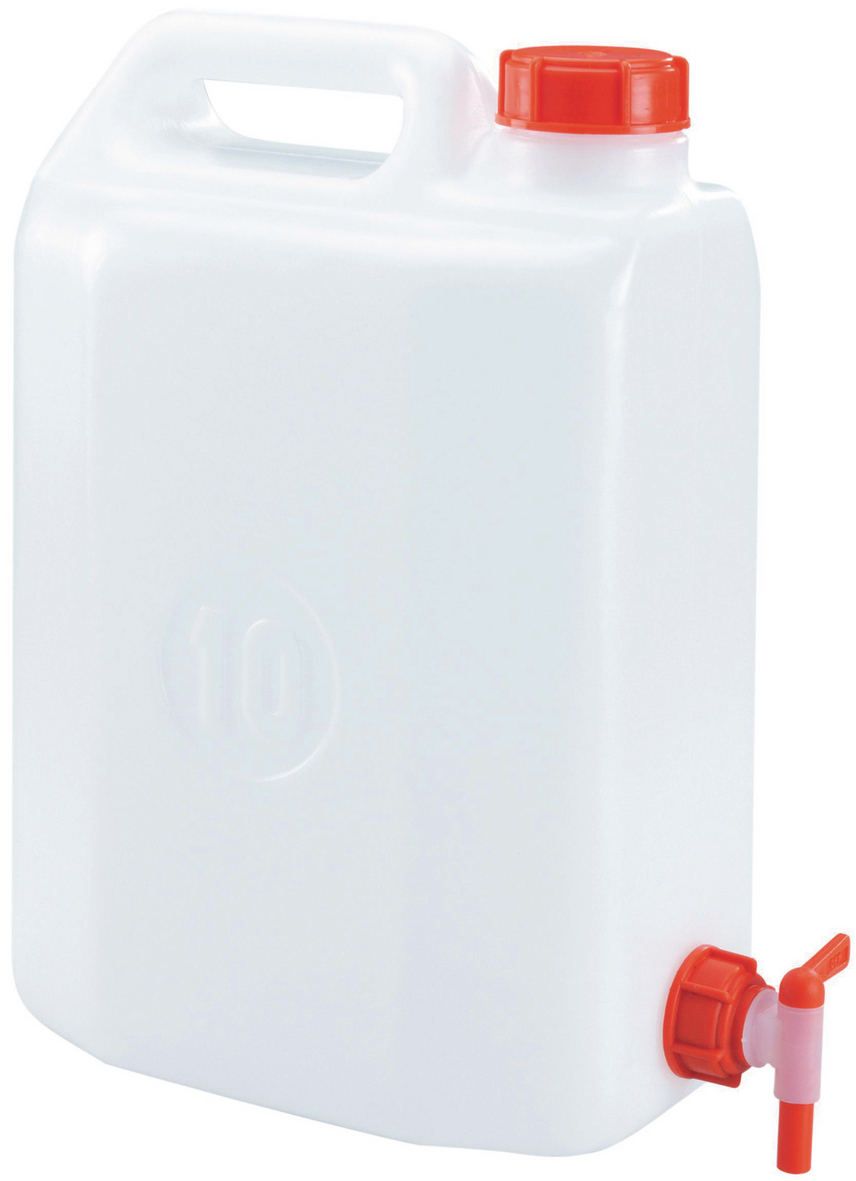 Jerrycan HDPE met kraantje - 10 en 20 l - Mobil Plastic - Manutan.nl