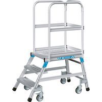 Platformtrap aluminium verrijdbaar 1 zijde - 41971 - Zarges