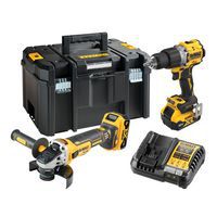 Boormachine en haakse slijper XR 18V 2x5Ah Li-Ion - Dewalt