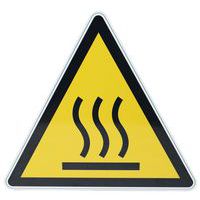 Waarschuwingsbord - Heet oppervlak - Aluminium - Manutan Expert