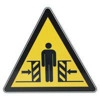 Waarschuwingsbord Beknellingsgevaar voor ledematen, aluminium - Manutan Expert