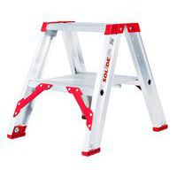 Trapladder Eco Professional dubbel - 2 tot 5 treden - Solide