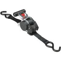 Spanband intrekbaar met ratel en S-haken - 3 m x 25mm - Master Lock