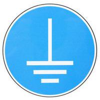 Gebodsbord Aarding, aluminium - 120 mm - Manutan Expert