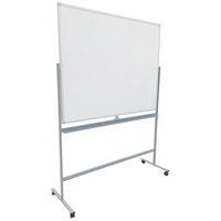 Gelakt magnetisch whiteboard, mobiel en keerbaar - Manutan Expert
