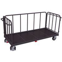 Duwwagen met verticale spijlen, 3-wandig - Draagvermogen 500 en 1200kg