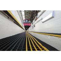 Antisliprooster met grote mazen Trackgrip van gerecycled pvc - Plastex