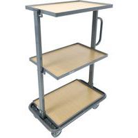 Bakkenwagen staal - Draagvermogen 200 kg - Manutan Expert