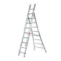 Ladder Solide Eco Professional, 3-delig met spreidbeveiliging