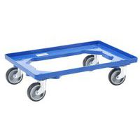 Dolly van polypropyleen blauw 600x400 mm - draagkracht 250 kg
