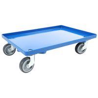 Dolly massief blauw 600x400 mm - draagkracht 250 kg - Kruizinga