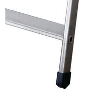 Trapladder met veiligheidsleuning en wielen - 5 tot 9 treden