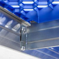 Aluminium stelling voor levensmiddelengebruik - Manutan Expert, foto 5 van 6