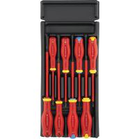 EZARC 1000V Geïsoleerde Elektricien Schroevendraaier Set, Magnetische Tip Mini Elektricien Schroevendraaier Set Slotted en Phillips met Case VDE & GS gecertificeerd, 6-Stuks