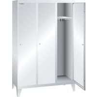 Garderobekast 1200x500x1850mm 3 vakken - Lista